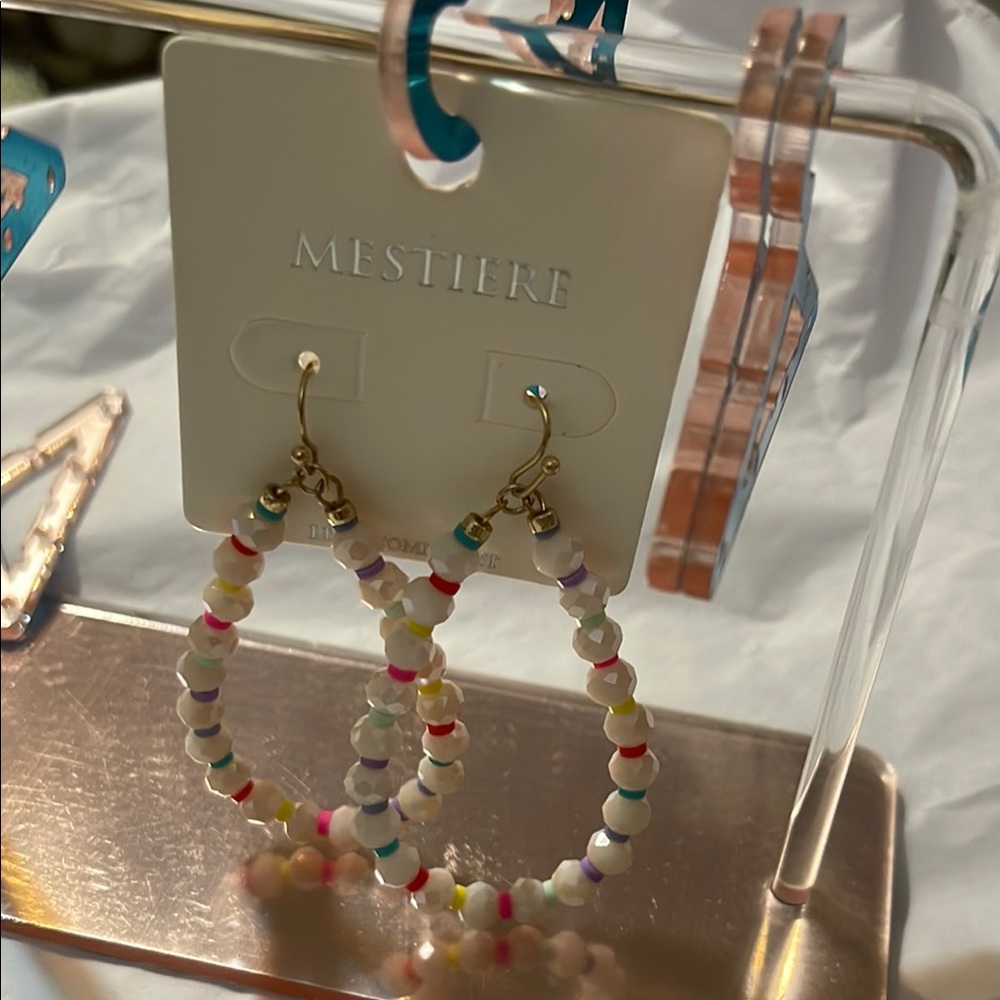 Mestiere Beaded Hoop Earrings